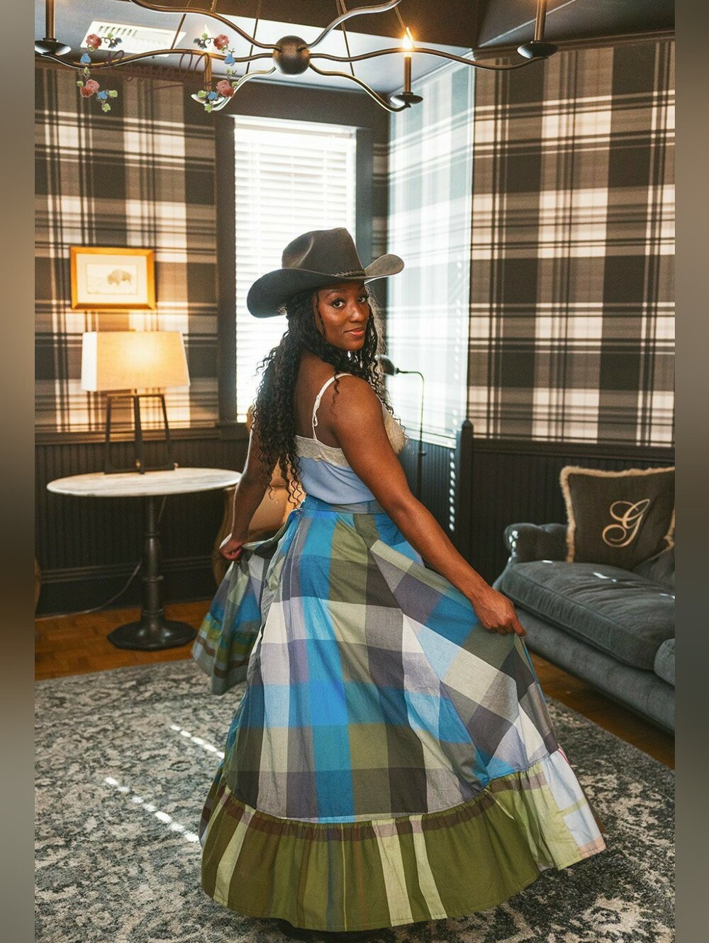 NWT Revivall White Bear Skirt In "Swing Dance", Size - Picture 4 of 13